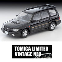 PREORDER TOMYTEC TLVN 1/64 Subaru Forester S/tb (Black) 1997 LV-N327a (Approx. Release Date : NOVEMBER 2024 subject to manufacturer's final decision)