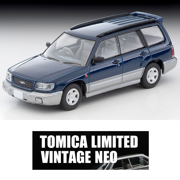 TOMYTEC TLVN 1/64 Subaru Forester C/20 (Navy/Gray) 1997 LV-N328a