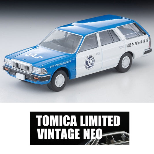TOMYTEC TLVN 1/64 Nissan Cedric Van V20E Deluxe JAF Service Car LV-N331b