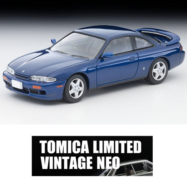 PREORDER TOMYTEC TLVN 1/64 Nissan Silvia K's Aero (Purple Blue) 1995 LV-N333c (Approx. Release Date : OCT 2025 subject to manufacturer's final decision)