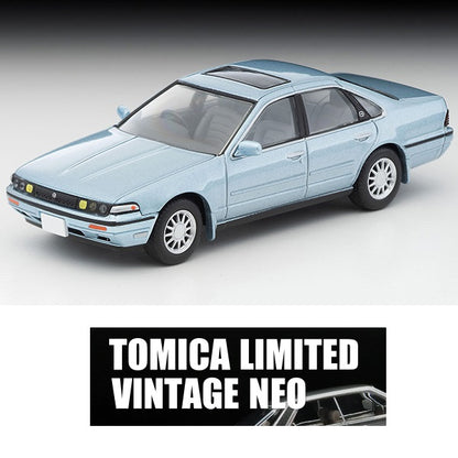 TOMYTEC TLVN 1/64 Nissan Cefiro Sport Cruising (Bluish Silver) 1988 LV-N335a