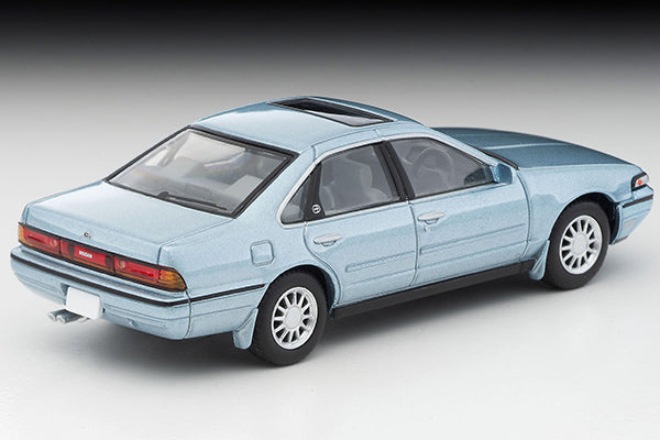 TOMYTEC TLVN 1/64 Nissan Cefiro Sport Cruising (Bluish Silver) 1988 LV-N335a