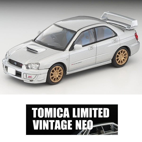 TOMYTEC TLVN 1/64 Subaru Impreza WRX STi (silver) 2003 LV-N336b