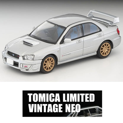 TOMYTEC TLVN 1/64 Subaru Impreza WRX STi (silver) 2003 LV-N336b