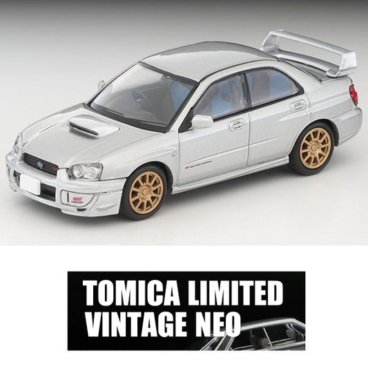 TOMYTEC TLVN 1/64 Subaru Impreza WRX STi (silver) 2003 LV-N336b