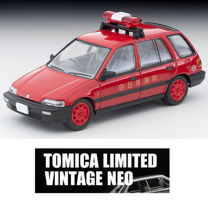 TOMYTEC TLVN 1/64 Honda Civic Pro Fire Department Public Relations Vehicle LV-N339a