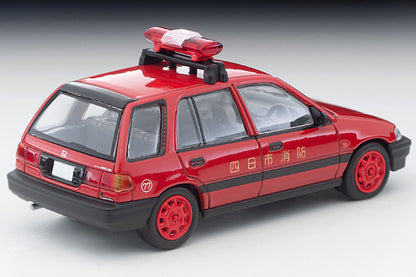 TOMYTEC TLVN 1/64 Honda Civic Pro Fire Department Public Relations Vehicle LV-N339a