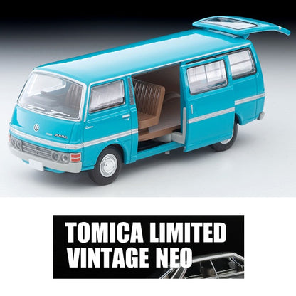 TOMYTEC TLVN 1/64 Nissan Homy Long Light Van (Blue) 1976 LV-N341a