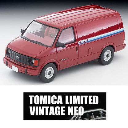 TOMYTEC TLVN 1/64 Chevrolet Astro Van (red) LV-N344a