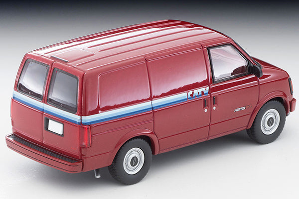 TOMYTEC TLVN 1/64 Chevrolet Astro Van (red) LV-N344a