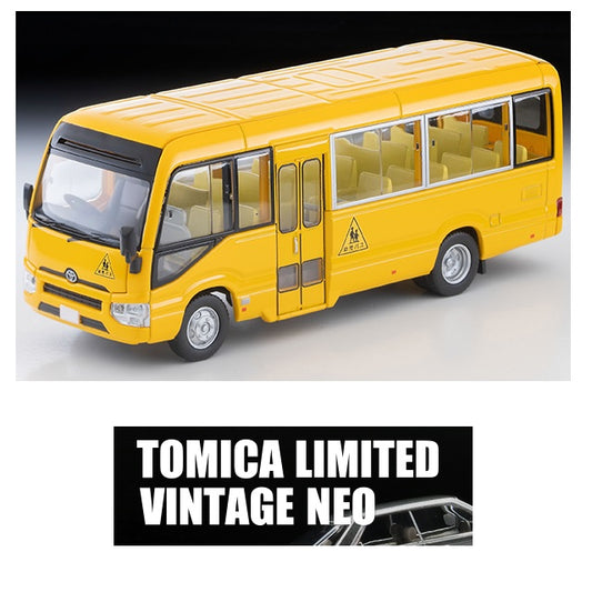 TOMYTEC TLVN 1/64 Toyota Coaster Child Car (Yellow) LV-N348a