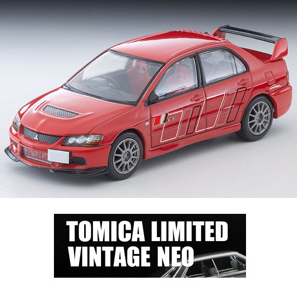 PREORDER TOMYTEC TLVN 1/64 Mitsubishi Lancer GSR Evolution IX MR Ralliart Specification (Red) 2006 LV-N349c (Approx. Release Date : MAR 2026 subject to manufacturer's final decision)