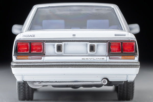 TOMYTEC TLVN 1/64 Nissan Skyline 4-door HT 1800 Passage (white) 1985 LV-N351a