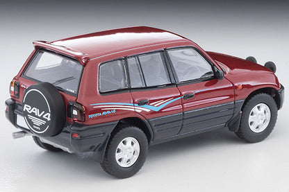TOMYTEC TLVN 1/64 Toyota RAV4L V (Wine/Gray) 1995 LV-N354a