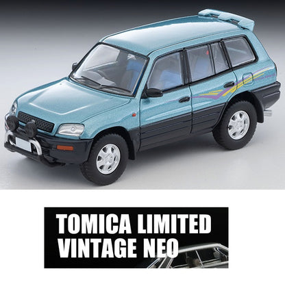 TOMYTEC TLVN 1/64 Toyota RAV4L V (light blue/gray) 1995 LV-N354b