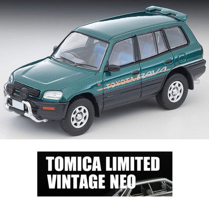 TOMYTEC TLVN 1/64 Toyota RAV4J V (green/gray) 1995 LV-N354d