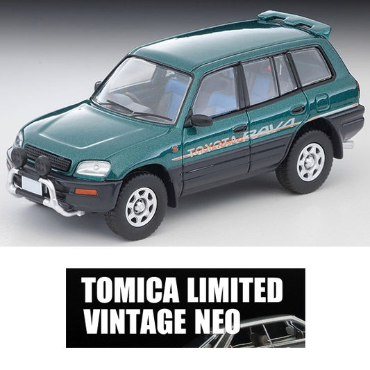 TOMYTEC TLVN 1/64 Toyota RAV4J V (green/gray) 1995 LV-N354d
