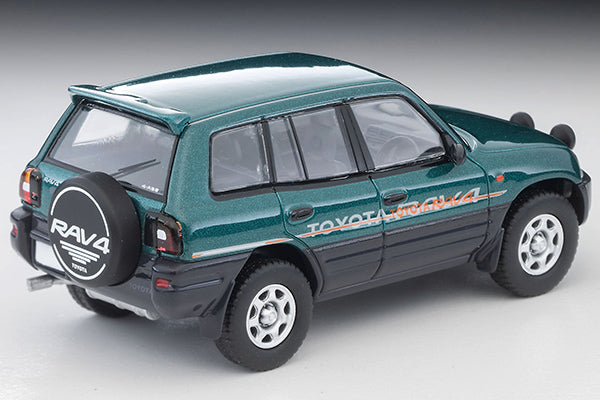 TOMYTEC TLVN 1/64 Toyota RAV4J V (green/gray) 1995 LV-N354d