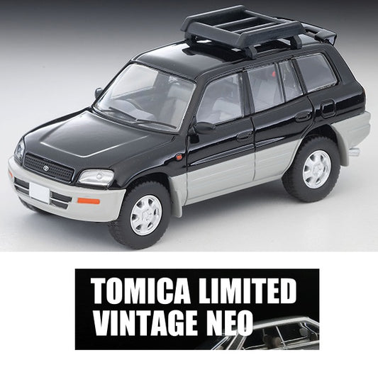 TOMYTEC TLVN 1/64 Toyota RAV4J V Extra Two-Tone Package (Black/Silver) 1996 LV-N354e