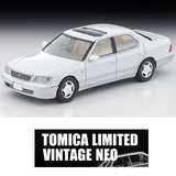 PREORDER TOMYTEC TLVN 1/64 Toyota Celsior C-Spec F Package (Pearl White/Silver) 1997 LV-N356a (Approx. Release Date : FEB 2026 subject to manufacturer's final decision)