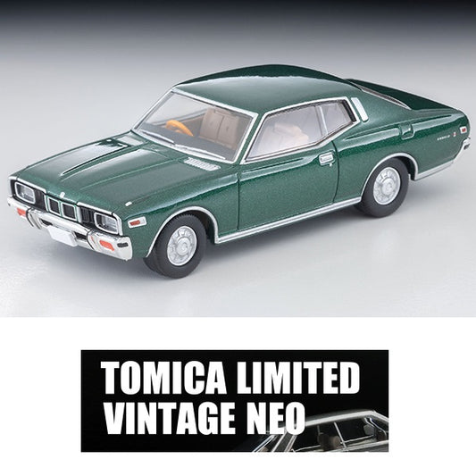 TOMYTEC TLVN 1/64 Nissan Gloria 2-door HT 2800 SGL (green) 1975 LV-N358a