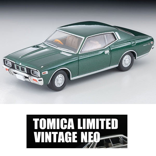 PREORDER TOMYTEC TLVN 1/64 Nissan Gloria 2-door HT 2800 SGL (green) 1975 LV-N358a (Approx. Release Date : FEB 2026 subject to manufacturer's final decision)