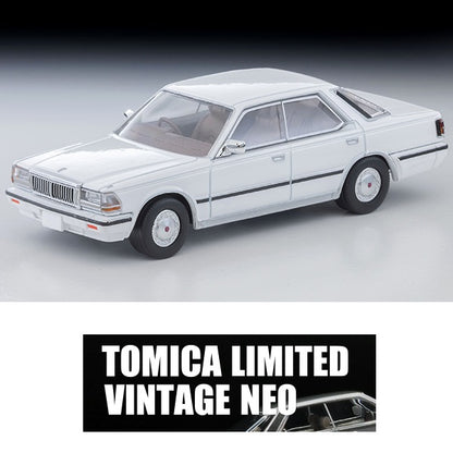 TOMYTEC TLVN 1/64 Nissan Cedric HT V20 Turbo Brougham (white) 1985 Nissan Cedric HT V20 Turbo Brougham (white) 1985 LV-N364a
