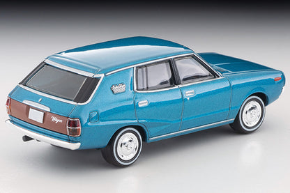 TOMYTEC TLV 1/64 Nissan Skyline Wagon 1800 Sporty GL (blue) 1972 LV-N55b