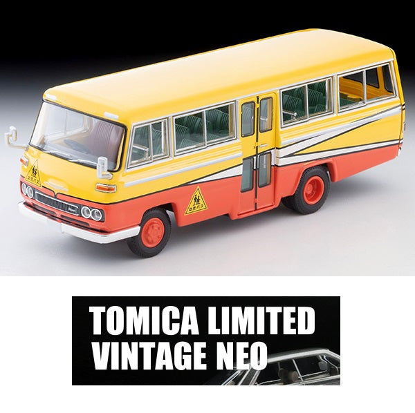 PREORDER TOMYTEC TLVN 1/64 Nissan Civilian Kindergarten Bus (Yellow/Red) LV-N60b (Approx. Release Date : JULY 2026 subject to manufacturer's final decision)