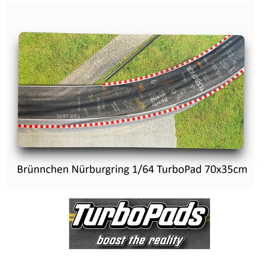 TurboPads 1/64 Brünnchen Nürburgring Desktop Pad 70cm x 35cm