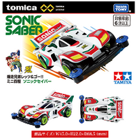 Tomica Premium Unlimited Bakusou Kyodai Let's & Go!! Mini 4WD Sonic Saber
