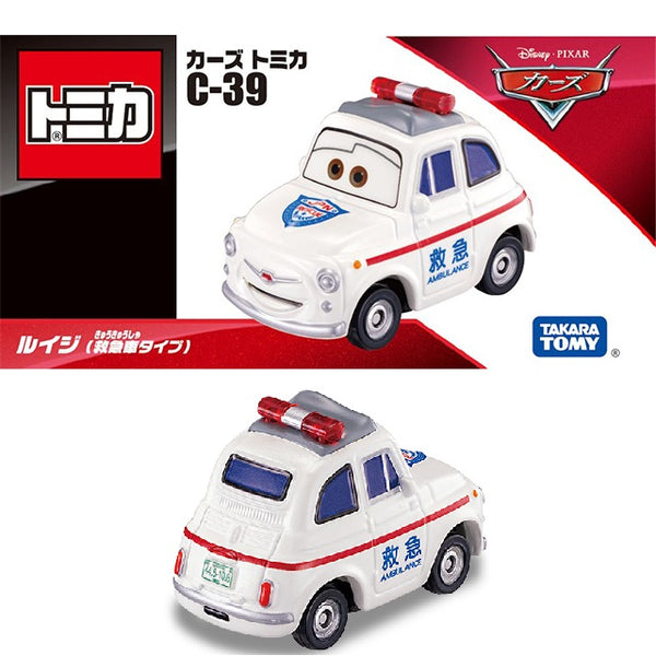 PREORDER Cars Tomica C-39 Luigi (Ambulance Type) (Approx. Release Date : OCTOBER 2024 subject to manufacturer's final decision)