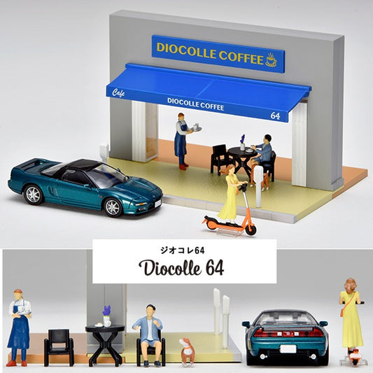 TOMYTEC Diocolle 64 Car Snap 21a Cafe Terrace
