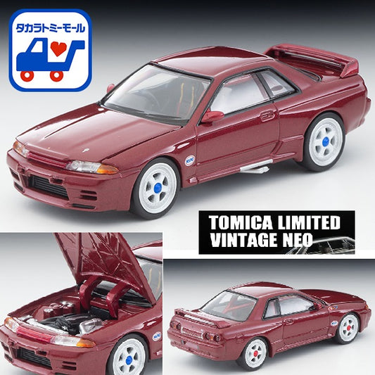 TOMYTEC TLVN 1/64 LV-N Nissan Skyline GT-R (R32) Group A Plain Color Specification (Red)