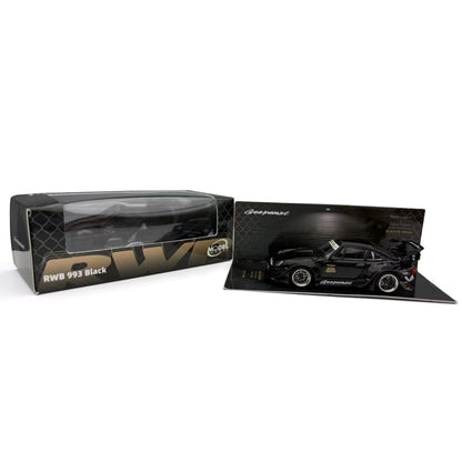 PREORDER MODELMODEL 1/64 RWB 993 Black MM64-RWB993-004 (Approx. Release Date: Q1 2026 and subject to the manufacturer's final decision)