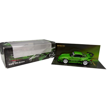 PREORDER MODELMODEL 1/64 RWB 993 Green MM64-RWB993-008 (Approx. Release Date: Q1 2026 and subject to the manufacturer's final decision)