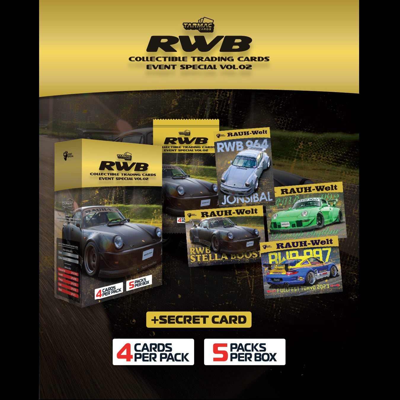 TARMAC WORKS Tarmac Cards RWB Event Special Vol .02 TC-RWBE-02 (Box)