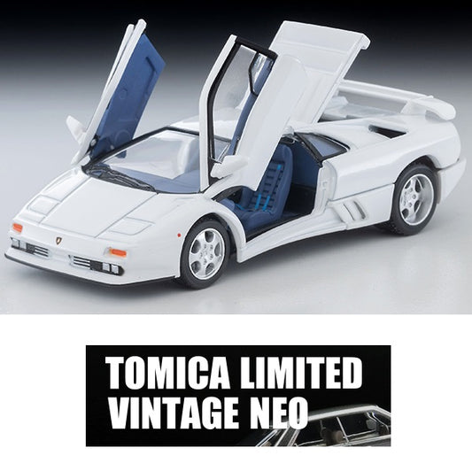 PREORDER TOMYTEC TLVN 1/64 LV-N Lamborghini Diablo SE30 Jota (white) (Approx. Release Date : JUNE 2026 subject to manufacturer's final decision)