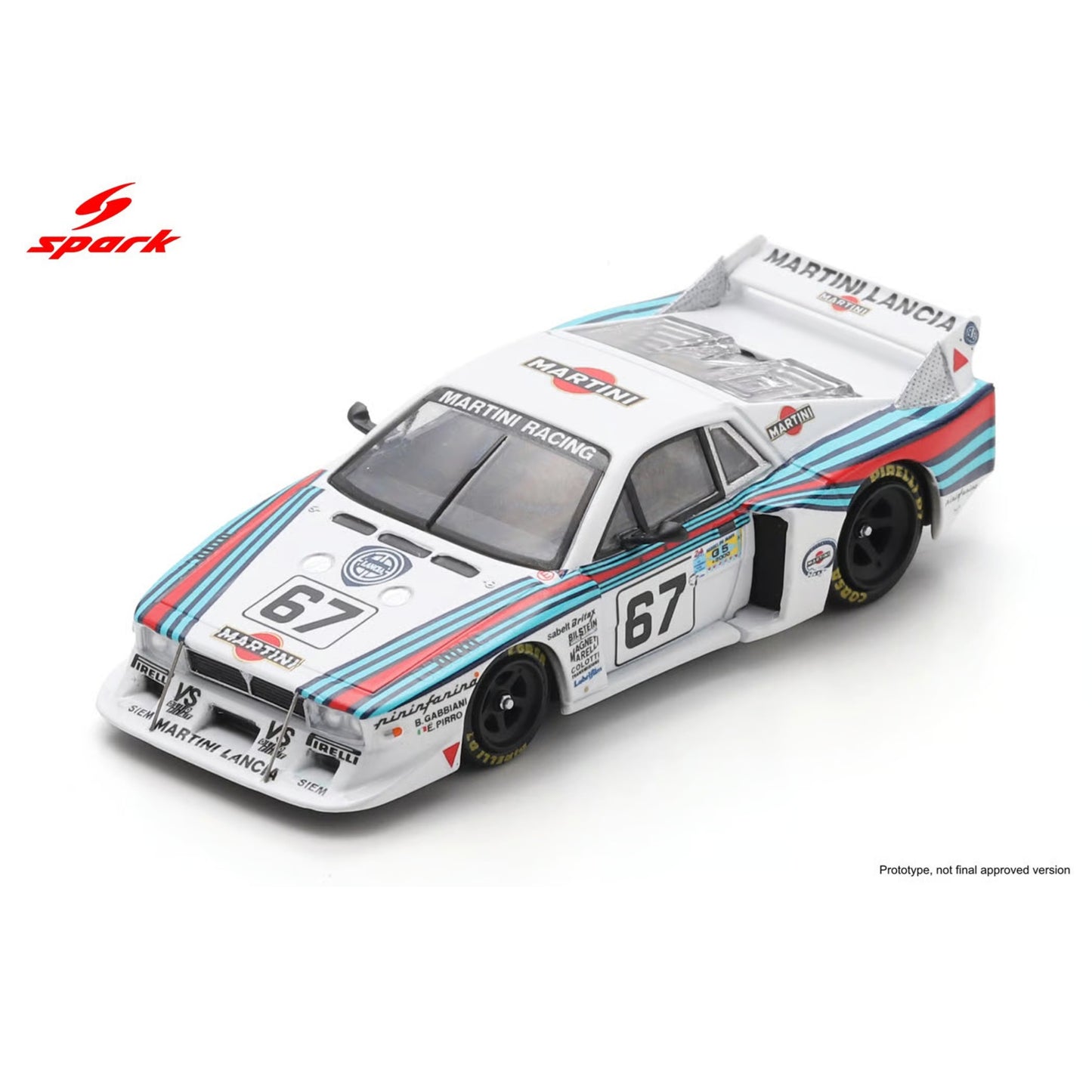 PREORDER SPARK 1/64 Lancia Beta Montecarlo Turbo No.67 Le Mans 24H 1981 B. Gabbiani - E. Pirro 64S152   (Approx. Release Date : Q1 2027 subject to the manufacturer's final decision)