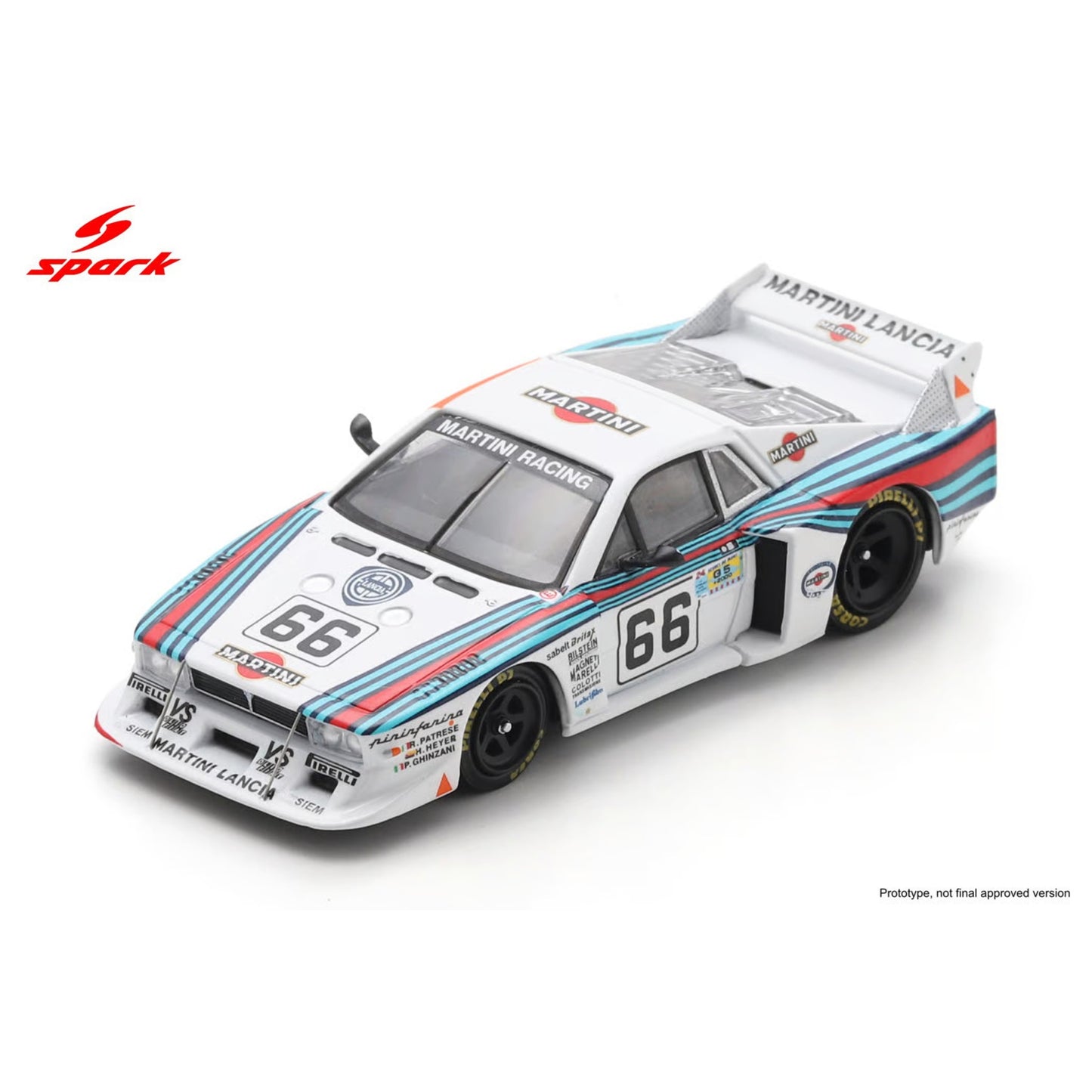 PREORDER SPARK 1/64 Lancia Beta Montecarlo Turbo No.66 Le Mans 24H 1981 R. Patrese - H. Heyer - P. Ghinzani  64S153   (Approx. Release Date : Q1 2027 subject to the manufacturer's final decision)