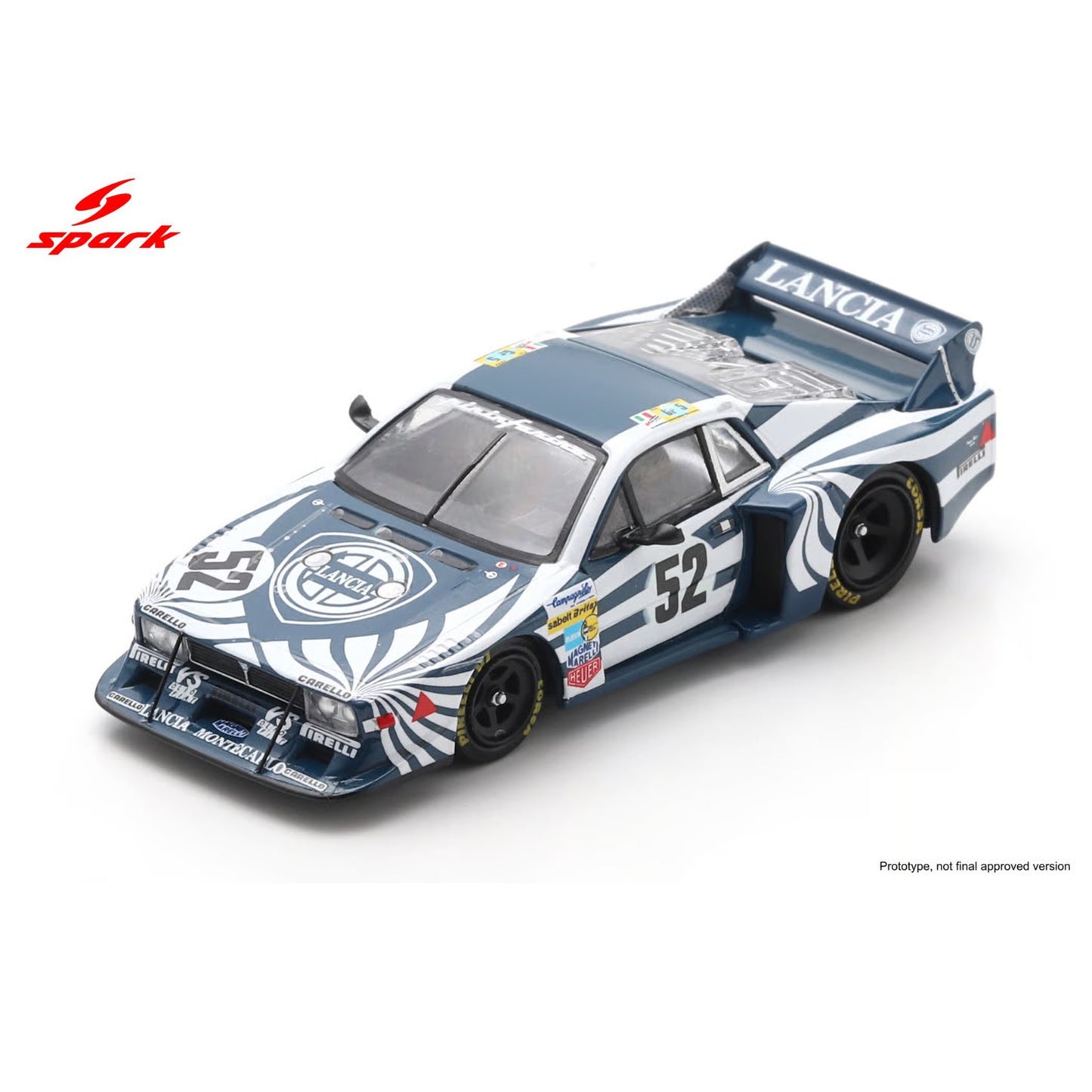 PREORDER SPARK 1/64 Lancia Beta Montecarlo Turbo No.52 Le Mans 24H 1980 G. Brancatelli - P.Ghinzani - M. Alen  64S156  (Approx. Release Date : Q1 2027 subject to the manufacturer's final decision)