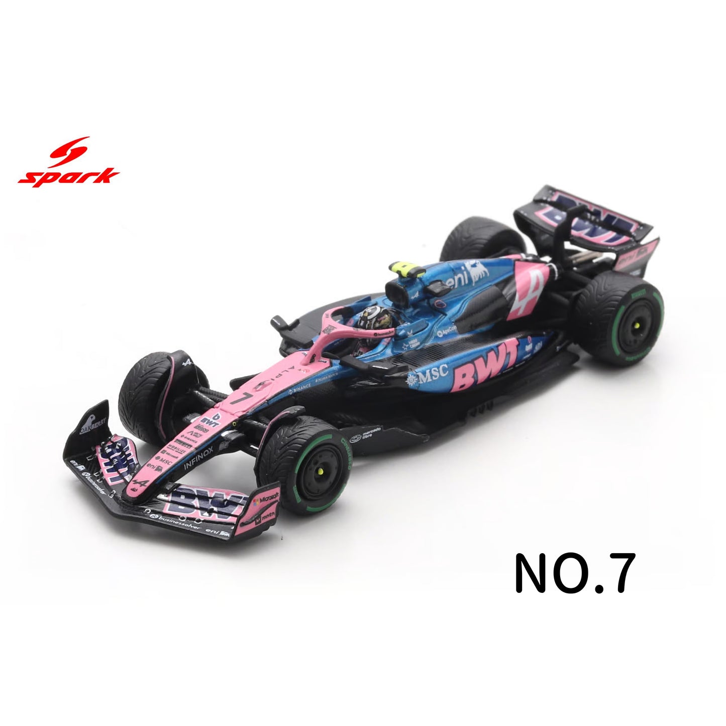 SPARKY 1/64 Alpine A525#7 BWT Alpine Formula One Team Australian GP 2025 Y433