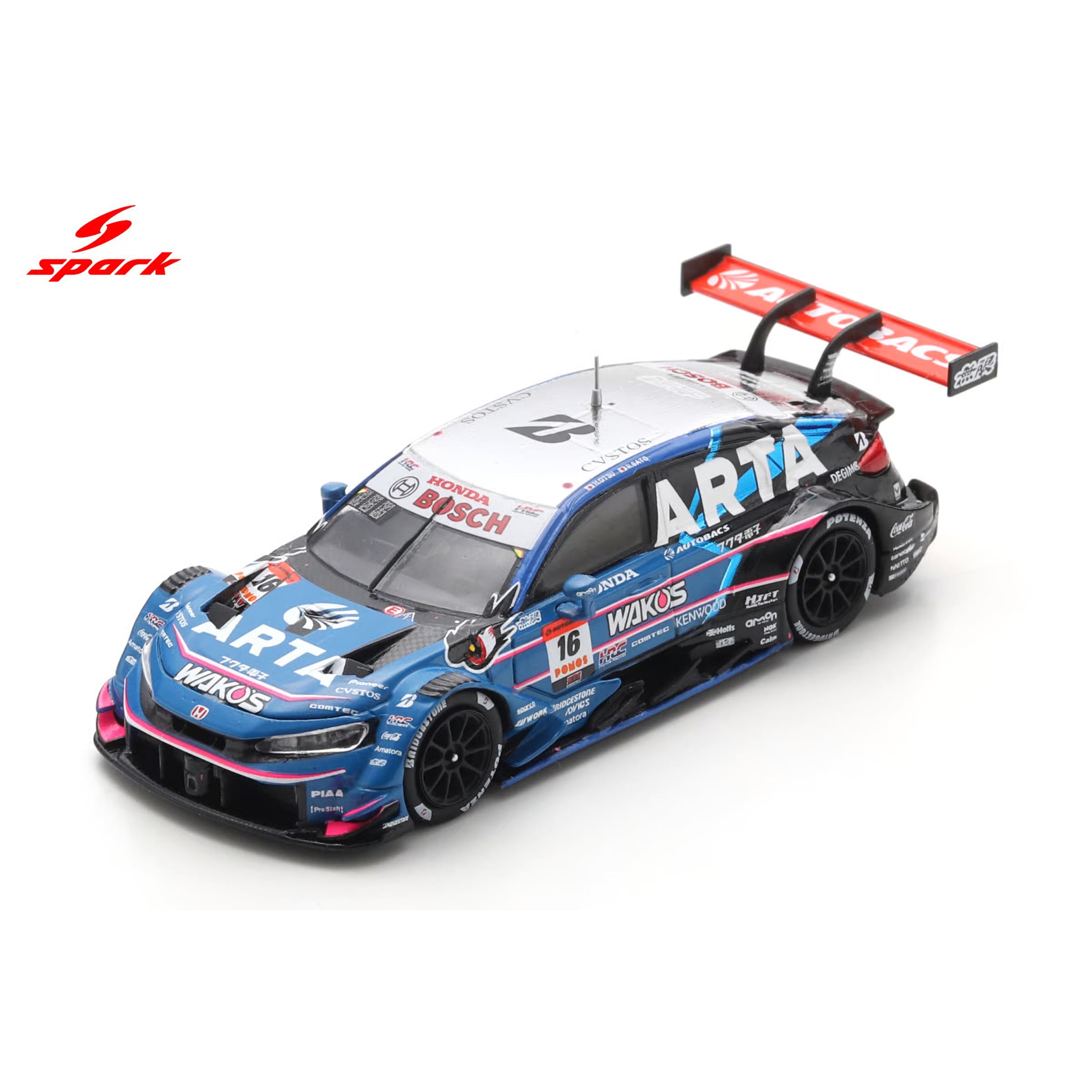 SPARKY ARTA MUGEN CIVIC TYPE R-GT No.16 ARTA GT500 SUPER GT 2025 H