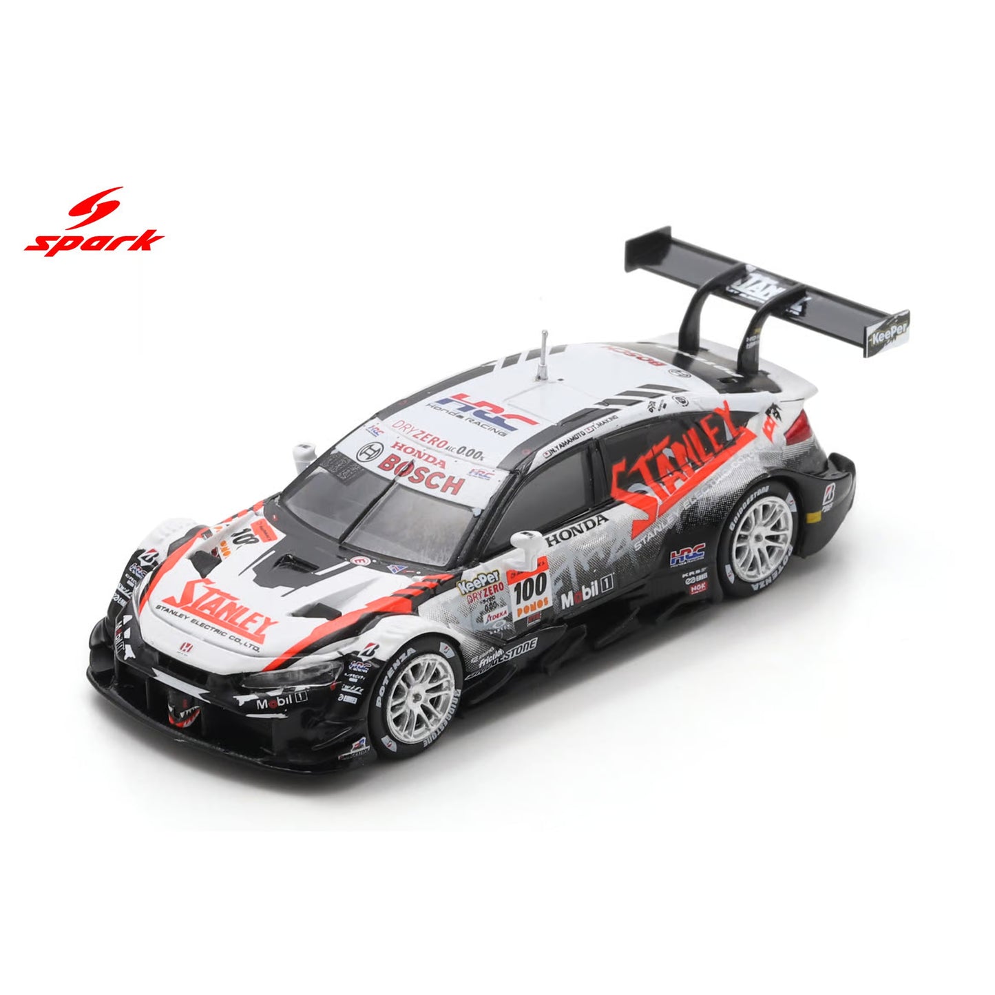 SPARKY STANLEY CIVIC TYPE R-GT STANLEY TEAM KUNIMITSU No.100 GT500 SUPER GT 2025 N. Yamamoto - T. Makino 64SGT25100