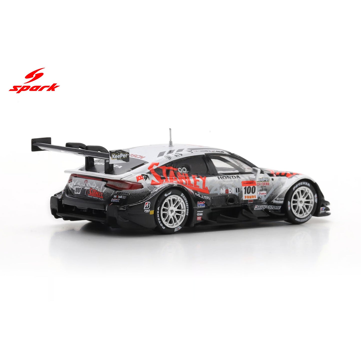 SPARKY STANLEY CIVIC TYPE R-GT STANLEY TEAM KUNIMITSU No.100 GT500 SUPER GT 2025 N. Yamamoto - T. Makino 64SGT25100
