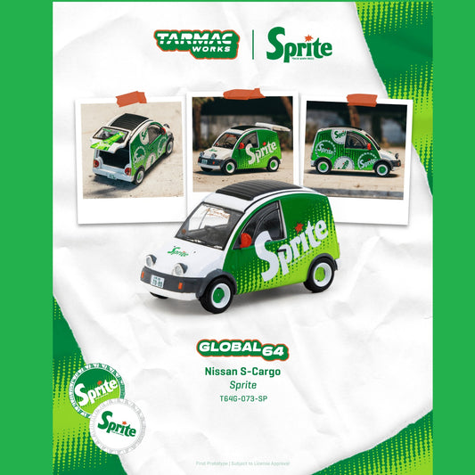 PREORDER TARMAC GLOBAL64 1/64 Nissan S-Cargo Sprite T64G-073-SP (Approx. Release Date :  JUNE 2026 subject to manufacturer's final decision)