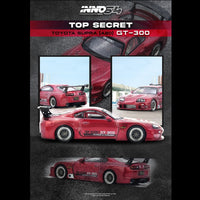 PREORDER INNO64 1/64 TOYOTA SUPRA (A80) "TOP SECRET" Red IN64-A80TS-RED (Approx. Release Date : AUG 2025 subject to the manufacturer's final decision)