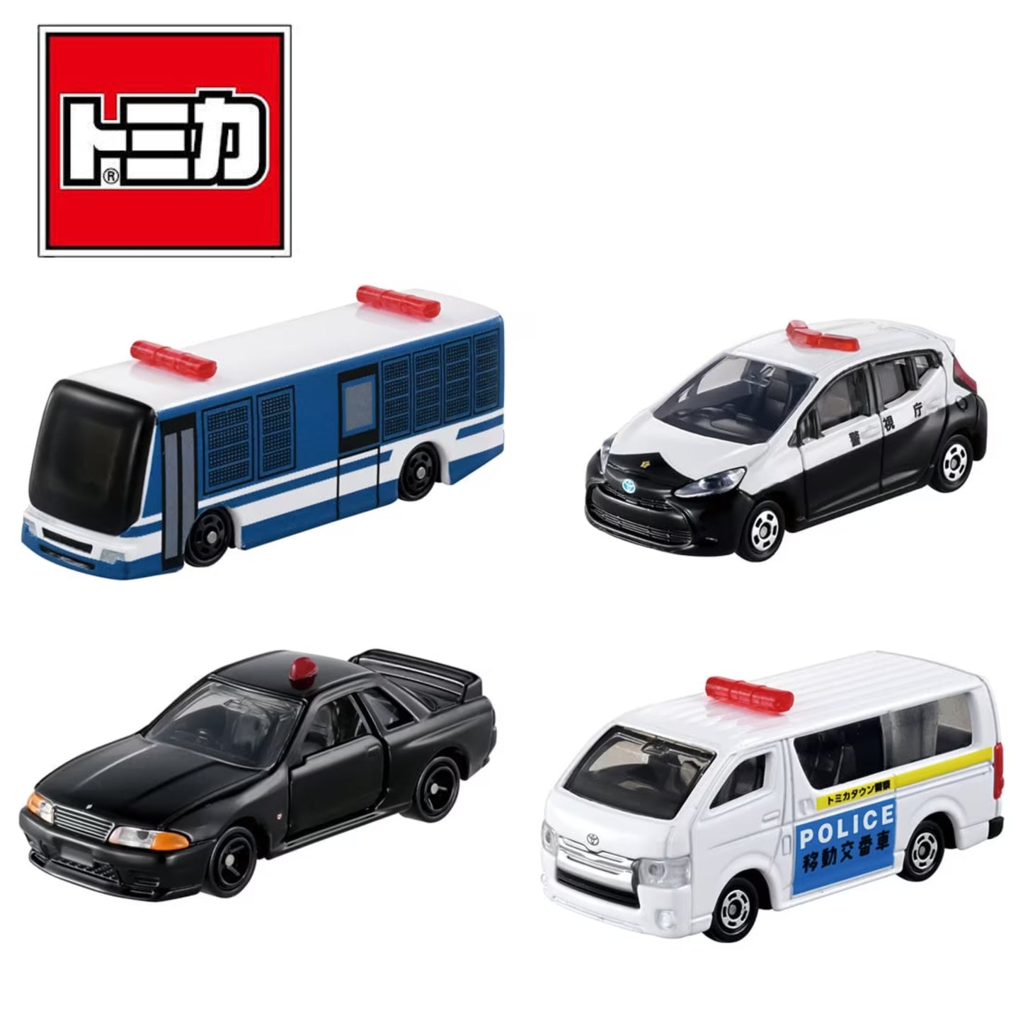 PREORDER Tomica Patrol Tomica Town! Tomica Police Vehicle Set 4904810078081 (Approx. Release Date : JUN 2026 subject to manufacturer's final decision)