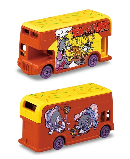 Dream TOMICA SP Tom and Jerry Wrapping Bus (Orange)
