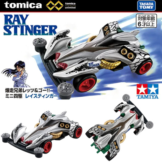 PREORDER Tomica Premium Unlimited Bakusou Kyoudai Let's & Go!! Mini 4WD Ray Stinger  4904810993988 (Approx. Release Date : JUN 2026 subject to manufacturer's final decision)